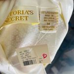 Victoria's Secret Nwt vintage Victoria secret silky sheer long sleeve shirt pajama set gold label Photo 5