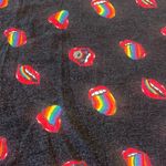 Torrid  Vintage Super Soft Slub Crew Neck Tee Rainbow Lips Print Womens 3X Photo 5