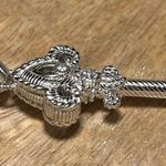 Judith Ripka  Sterling Silver CZ Amethyst Fleur-de-lis Key Enhancer Pendant Photo 4