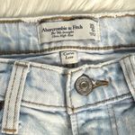 Abercrombie & Fitch Abercrombie Light Wash The 90’s Straight Ultra High Rise Carpenter Jeans Photo 3
