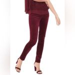 White House | Black Market ‎ Slim Leg Corduroy Pants Size 0 in Burgundy Plum Wine Photo 1