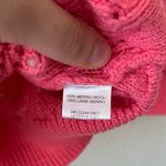 Trina Turk  Pink Button Down 3/4 Sleeves Cardigan 100% Merino Wool Women’s Size M Photo 7