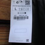 ZARA NWT Black Linen Blend Cropped High Waist Pants Photo 6