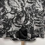 Smythe Les Vestes Black White Snake Lace Print Blazer Jacket Size 10 Photo 4