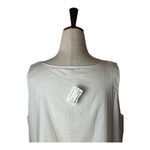 Lilla P Tank Top Women‎ Large White Cotton Lace Double Layer Shell NWT Boho Photo 3