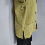 Gretchen Scott  Lime Green Washable Suede Jacket Photo 3