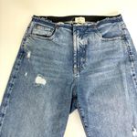 Alice + Olivia Amazing Removed Waistband Genevive High Waist Straight Leg Jeans Photo 3