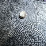 Vintage Clever Carriage Company Denim Lace And Leather Patchwork Tote Bag Blue Photo 7