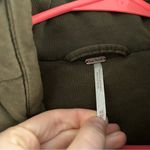 Free People  Tawny Puffer Pillow Quilted Olive Green Jacket Photo 3