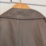 Walter Baker  Liz Leather Jacket Sand Dark Gray Lamb Leather Size XS Fall Winter Photo 9