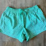 Lauren James Women's Green Geometric Shorts Photo 0
