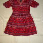 Wrangler  Red Patterned Midi Dress Photo 2