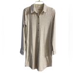 Faherty  Legend sweater shirt dress button front above knee Small Photo 4