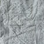 Loft Ann Taylor  White Eyelet Sleeveless Dress Summer‎ Casual Cute Photo 1