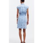 Madewell  Denim Cap Sleeve Shirtdress Aquino Wash Button Front Size 10 Photo 1