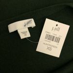J.Jill  Womens Tunic Sweater Cotton Blend Boat Neck Long Sleeve Dark Green XS Photo 2