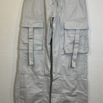 Refuge  Cargo Pants Womens Medium Pockets Cotton Beige Photo 0