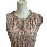 Knox Rose  90s Dress Sz M Fairy Y2K Floral Print Asymmetrical Hem Smocked Waist Photo 1