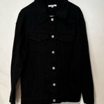 PacSun women black denim jean jacket Size M/L Photo 0
