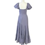 Free People Dainty Ethereal Sundrenched Short Sleeve Maxi XL Periwinkle Lavender Photo 9