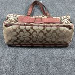 Coach Y2K  SIGNATURE SPECIAL EDITION 04 BURGUNDY SUEDE LEATHER 7066 SATCHEL PURSE Photo 10