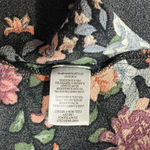 Bobeau  Double Breasted Black Floral Blazer Jacket Photo 5