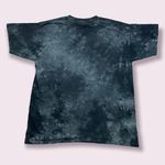 The Mountain Vintage Black Grey Wolf Graphic Tie Dye Oversized Short Sleeve Tee Photo 2