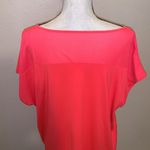 Danskin Now Neon Glow Orange Loose Fit Short Sleeve Athletic Shirt Size XL Photo 6
