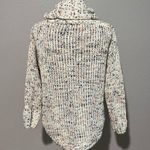 Jessica Simpson  Chunky Knit Speckled Multicolor Cowl Neck Sweater size Small Photo 30