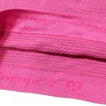 Lululemon  Swiftly Tech Racerback Tank Top Size 2 Heathered Neon Pink Gym Workout Photo 3