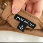 J.Crew Mercantile Pencil Skirt in Double-Serge Wool Camel Color Size 2 Photo 8