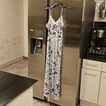 💕FAVORITE DAUGHTER💕 The Favorite Dress ~ Blue White Floral Print Medium M NWT Photo 9