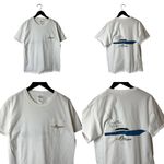 Gildan Irene Cleveland OH Yacht T Shirt Vintage Y2K Medium M White Graphic Tee Photo 1