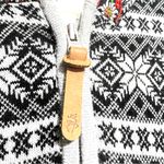 Sweater hoodie jacket bohemian wool blend:Box X: White Size L Photo 5