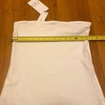 ZARA New with tag  White Denim Bodycon Bandeau Mini Dress Photo 5