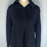 Athleta Coaster Luxe Waffle Knit Hooded Thermal Cozy Tunic Pullover w/Side Slits Photo 0