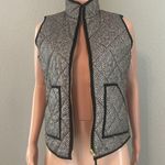 J.Crew  Vest Excursion Quilted Puffer Herringbone Black Womens SMALL NEW WITH TAG Photo 8