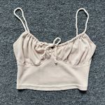 SheIn Neutral Beach Tie Tank Top Photo 0