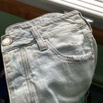 American Eagle Outfitters Light Wash Distressed Ripped Mom Jeans Photo 11