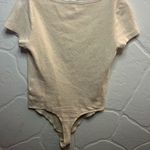Aerie  Beige V-Neck Bodysuit Photo 1