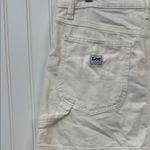 Lee Workwear Vintage 90s Cream Denim Mini Skirt Women's 10 Photo 3