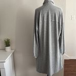 Michael Stars  Super Soft Exposed Seams Layering Long Line Cardigan | Grey Photo 2