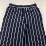 A New Day Navy White Striped Linen Blend Wide Leg Lounge Pant XXL Photo 6