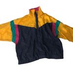 NICE WOMEN Venezia Vintage Color Block 90's Windbreaker Jacket Multiple Size 28 plus Photo 0