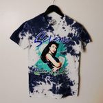 Hot Topic BRAND NEW Selena Rap Tee Queen Of Cumbia T Shirt Tie Dye Tour Concert Music Photo 7