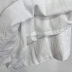 Liz Claiborne Trouser 12 Back Elastic Fully-Lined Linen Blend Gozy Pant White Photo 4