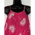 Gap Women's Pink White Floral Sleeveless Button Back Rayon Tank Top Size Small Photo 1