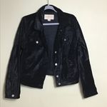 Pilcro and the Letterpress Anthropologie velvet Jean jacket size Large EUC Photo 5