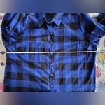 Lane Bryant Women’s  Size 22 Button-Front Plaid Shirt Photo 7