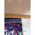 Trina Turk  Women's M Multi Color Floral Tassel Shorts Beach Resort Swim Cover Up Photo 2